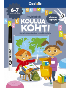 Pyyhittävä Koulua kohti -puuhakirja 6-7 v