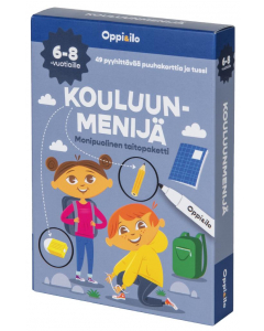 Kouluunmenijä -puuhakortit 6-8 v