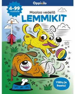 Maalaa vedellä LEMMIKIT -puuhakirja 4-99 v