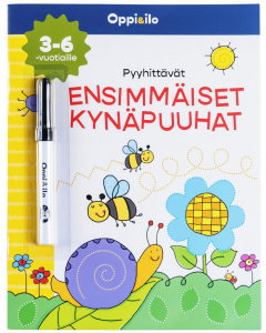 Pyyhittävät ensimmäiset kynäpuuhat -puuhakirja 3-6 v