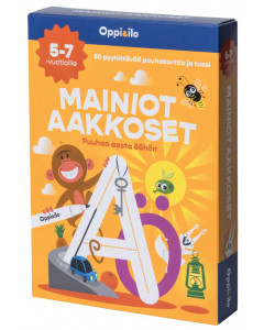 Mainiot aakkoset -puuhakortit 5-7 v