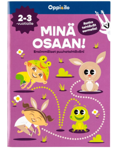 Minä osaan! -puuhakirja 2-3 v