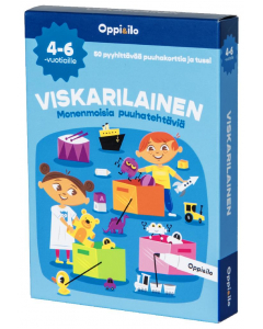 Viskarilainen -puuhakortit 4-6 v