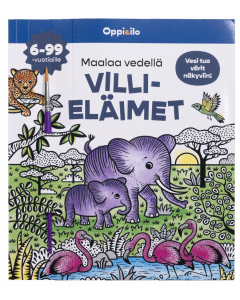 Maalaa vedellä VILLIELÄIMET -puuhakirja 6-99 v