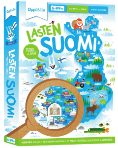 Lasten Suomi -palapeli ja kirja 6-99 v
