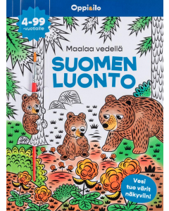 Maalaa vedellä Suomen luonto -puuhakirja 4-99 v