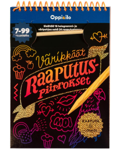 Värikkäät Raaputuspiirrokset -puuhakirja 7-99 v