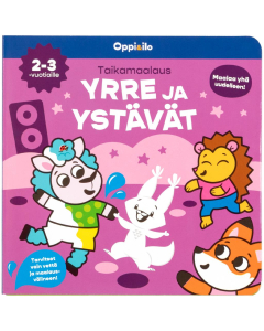 Taikamaalaus YRRE JA YSTÄVÄT -puuhakirja 2–3 v