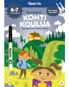 Pyyhittävä kohti koulua -puuhakirja 6-7 v