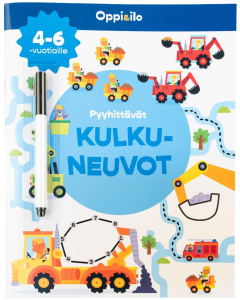 Pyyhittävät Kulkuneuvot -puuhakirja 4-6 v