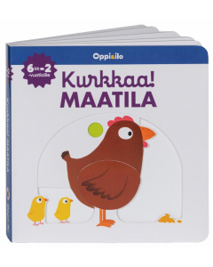 Kurkkaa! MAATILA -pahvikirja 0-2 v