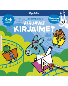 Taikamaalaus KIRJAVAT KIRJAIMET -puuhakirja 4-6 v