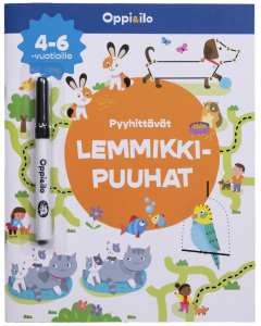 Pyyhittävät LEMMIKKIPUUHAT -puuhakirja 4-6 v