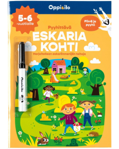 Pyyhittävä Eskaria kohti -puuhakirja 5-6 v