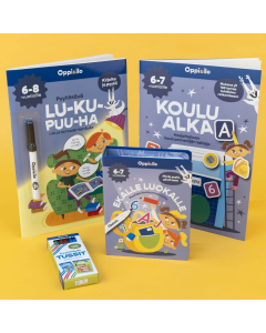 Kouluunmenijän puuhapaketti 6–8 v