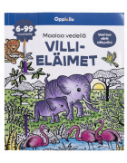 Maalaa vedellä VILLIELÄIMET -puuhakirja 6-99 v