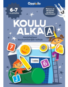 Koulu alkaa puuha- ja tarrakirja 6-7 v