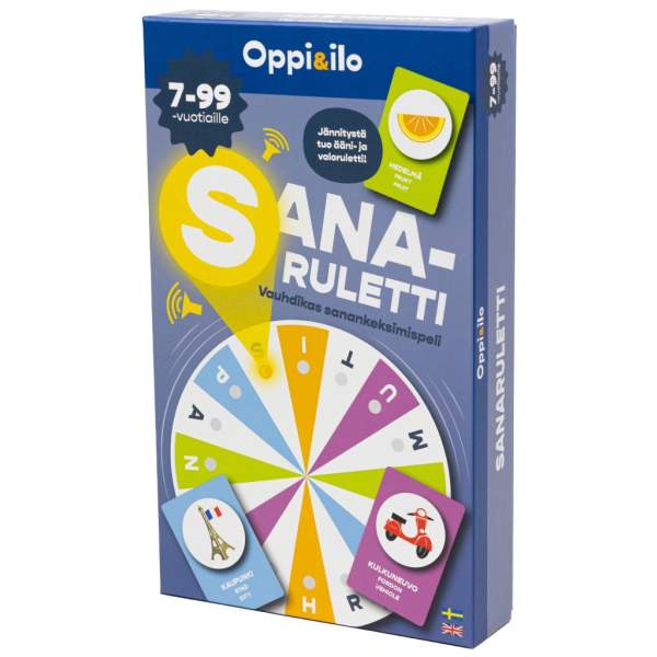 Sanaruletti-peli 7-99 v