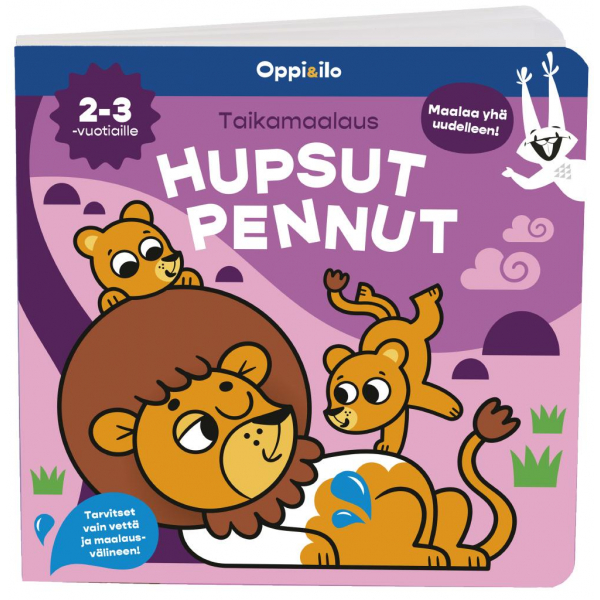 Taikamaalaus Hupsut Pennut -puuhakirja 2-3 v