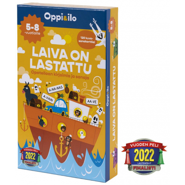 Laiva on lastattu -lautapeli 5-8 v