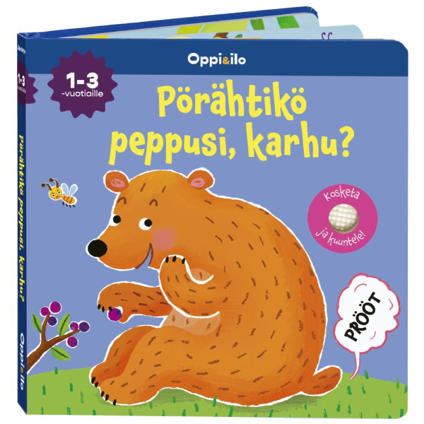 Pörähtikö peppusi, karhu? -äänikirja 1-3 v
