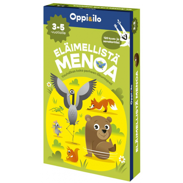 ELÄIMELLISTÄ MENOA -lautapeli 3-5 v