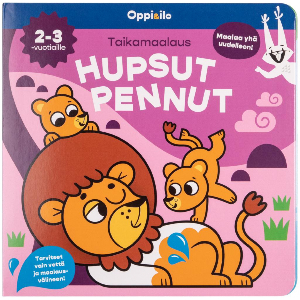 Taikamaalaus Hupsut Pennut -puuhakirja 2-3 v